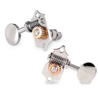 Clavijeros de guitarra Waverly High Ratio con Palomillas ovaladas vintage para Pala Maciza