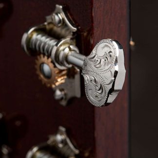 Clavijero Waverly con Perillas Grabadas para palas Macizas