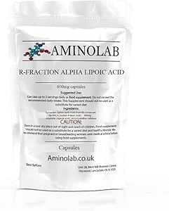 Aminolab - R-Fraction Alpha LIPOIC Acid 600mg 240 Capsules