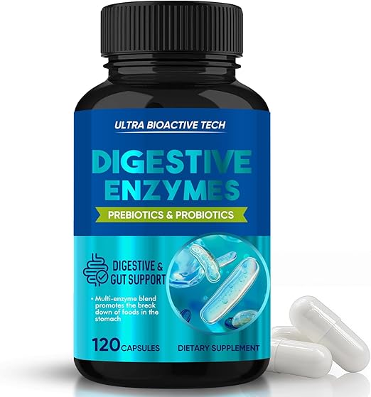 Probiotics for Gut Health, 120 Capsules Vegan Probiotic Complex for Adults, Probiotics Supplements for Men and Women 2 Months Supply