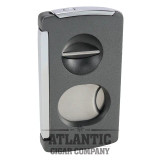 Equus Trifecta 3X Cigar Cutter Metallic Grey