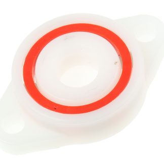 Cuscinetto flangiato BNL, 2 fori di montaggio da 5 mm, Ø int 10mm, dimensioni 50mm x 32mm x 9.9mm, in Acetale, Acciaio