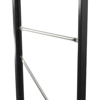 Telaio terminale Acciaio Grigio RS PRO, Campata lunga, 1800mm x 600mm