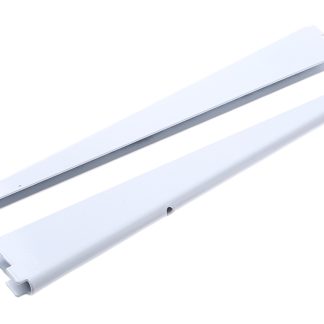 Staffa di montaggio a parete Acciaio Bianco RS PRO, scaffale modulare x 370mm