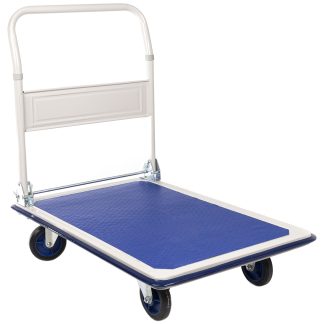 Carrello con pianale in Acciaio RS PRO, 608 x 907 x 870mm, portata max. 300kg, Pieghevole