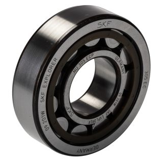 Cuscinetto a rulli cilindrici SKF, file , Ø int. 25mm, Ø est. 62mm, guida larga 17mm