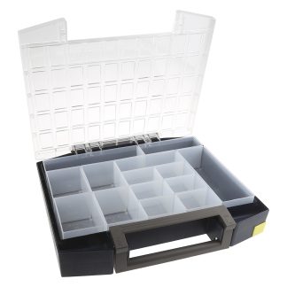 Contenitore modulare Raaco in PC, PP, 14 scomparti, 78mm x 421mm x 361mm