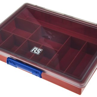 Contenitore modulare RS PRO in PP, 9 scomparti, 43mm x 240mm x 195mm, Coperchio trasparente