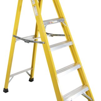 Scala RS PRO a 6 gradini, alt. piattaforma 1.6m, montanti in Fibra di vetro