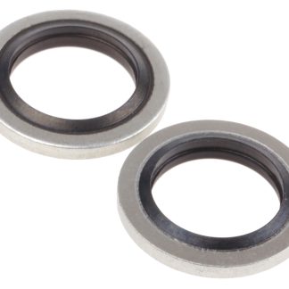 Guarnizioni di tenuta RS PRO in Gomma nitrilica, Ø int. 10.7mm, Ø est. 16mm, spessore 1.5mm