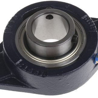 Cuscinetto flangiato NSK-RHP, 2 fori di montaggio da 12mm, Ø int 35mm, dimensioni 155.5mm x 95.5mm x 31.4mm, in Ghisa