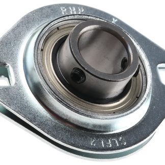 Cuscinetto flangiato NSK-RHP, 2 fori di montaggio da 8,7 mm, Ø int 20mm, dimensioni 90.5mm x 66.7mm x 30.96mm, in