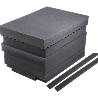 Inserto in schiuma Pelican Bugnato, Grigio, 757 x 528 x 452mm, per Valigetta iM3075