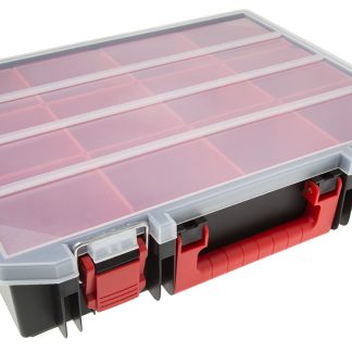 Contenitore modulare RS PRO in Polipropilene, 12 scomparti, 91mm x 416mm x 336mm, Coperchio trasparente