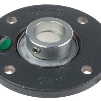 Cuscinetto flangiato INA, 4 fori di montaggio da 11,5 mm, Ø int 30mm x 125mm x 35.8mm, in Ghisa