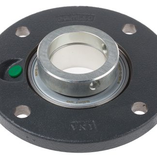 Cuscinetto flangiato INA, 4 fori di montaggio da 14 mm, Ø int 50mm x 165mm x 43.8mm, in Ghisa