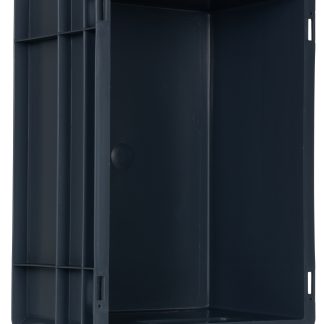 Contenitori Euro RS PRO in PP, 15L, col. Grigio, 170mm x 300mm x 400mm