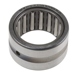 Cuscinetto a rullo INA, Ø int. 20mm, Ø est. 28mm, guida larga 16mm