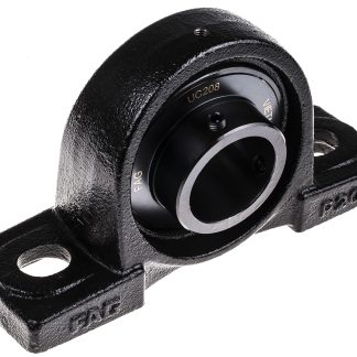 Involucro cuscinetto assiale, FAG UCP208-J7, Ø interno 40mm, foro di montaggio 21 mm, lungo 184mm, alto 98mm, in Ghisa