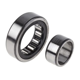 Cuscinetto a rullo FAG, Ø int. 25mm, Ø est. 52mm, guida larga 15mm
