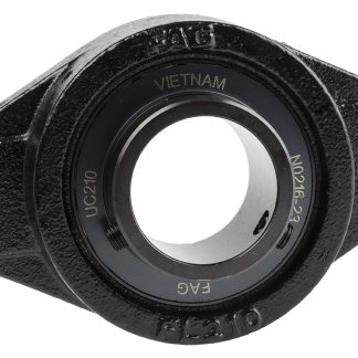 Cuscinetto flangiato FAG, 4 fori di montaggio da 16 mm, Ø int 50mm, dimensioni 143mm x 143mm x 54.6mm, in Ghisa