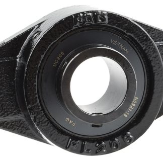 Cuscinetto flangiato FAG, 2 fori di montaggio da 16 mm, Ø int 30mm, dimensioni 80mm x 148mm x 40.2mm, in Ghisa