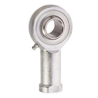 Terminale aste Durbal, lunghezza 40mm, foro da 6mm, filettatura M6 x 1 Femmina, carico dinamico 2.8kN, statico 0.7kN,