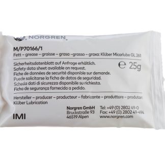 Kit guarnizioni per cilindri Norgren, contenuto Guarnizioni del pistone in grasso e poliuretano, O-ring