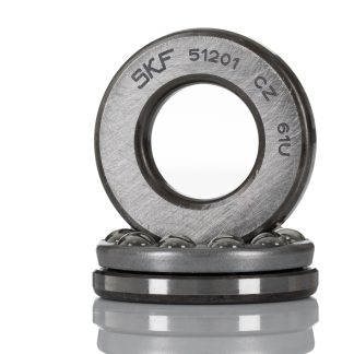 Cuscinetto a sfera Cuscinetti a sfere reggispinta SKF in Acciaio, Ø int. 12mm, Ø est. 28mm, Largh. guida 11mm