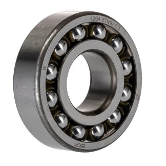 Cuscinetto a sfera Cuscinetto a sfere autoallineante SKF in Acciaio, 2 file, Ø int. 20mm, Ø est. 47mm, Largh. guida 14mm