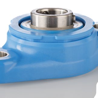 Cuscinetto flangiato SKF, 2 fori di montaggio da 11,5 mm, Ø int 20mm, dimensioni 199mm x 37.3mm x 107mm, in Acciaio