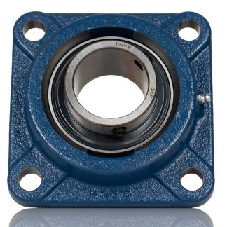 Cuscinetto flangiato SKF, 4 fori di montaggio, Ø int 25mm, dimensioni 95mm x 42.5mm x 42.5mm, in Ghisa