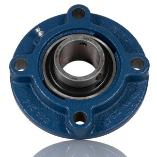 Cuscinetto flangiato SKF, 4 fori di montaggio, Ø int 40mm, dimensioni 145mm x 51.7mm x 41.2mm, in Ghisa, Acciaio