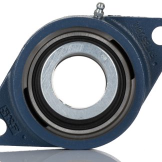 Cuscinetto flangiato SKF, 2 fori di montaggio, Ø int 40mm, dimensioni 171.5mm x 56.7mm x 56.7mm, in Ghisa, Acciaio