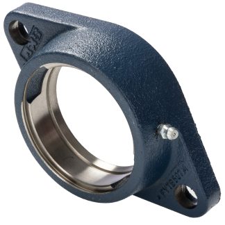 Cuscinetto flangiato SKF, 2 fori di montaggio, Ø int 72mm, dimensioni 156mm x 34.5mm, in Ghisa