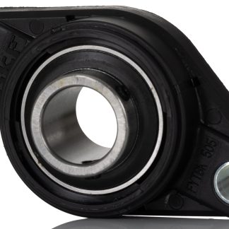 Cuscinetto flangiato SKF, 2 fori di montaggio, Ø int 25mm, dimensioni 124mm x 38.8mm x 38.8mm, in Acciaio