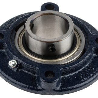 Cuscinetto flangiato NSK-RHP, 4 fori di montaggio da 10mm, Ø int 40mm, dimensioni 133.4mm x 133.4mm x 42.5mm, in Ghisa