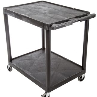 Carrello RS PRO in PE, 2 ripiani 810 x 610mm, portata max 180kg