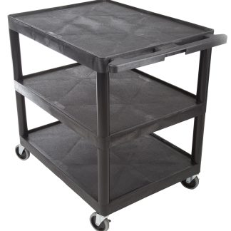 Carrello RS PRO in PE, 3 ripiani 810 x 610mm, portata max 180kg
