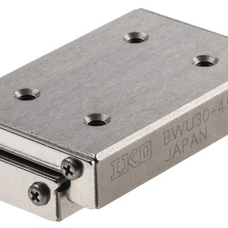 Slitte lineari IKO Nippon Thompson, serie BWU, corsa da 29mm, carrello da 45mm x 30mm, carico dinamico 1480N, statico