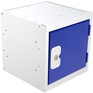 Armadietto Colore blu RS PRO 1 porta, 305 mm x 305 mm x 305mm