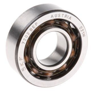 Cuscinetto a sfera con Contatto angolare SKF in Acciaio, Ø int. 15mm, Ø est. 35mm, Largh. guida 11mm