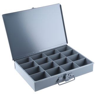 Contenitore modulare Durham in Acciaio, 16 scomparti, 50mm x 339mm x 234mm