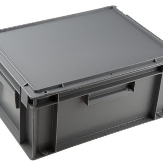 Scatola di stoccaggio Schoeller Allibert, 15L, col. Grigio, 186mm x 300mm x 400mm