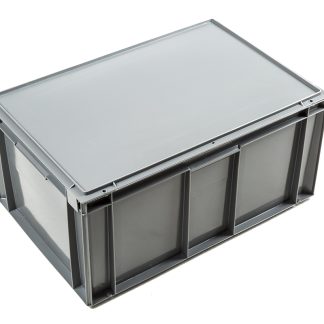 Scatola di stoccaggio Schoeller Allibert in Plastica, 54L, col. Grigio, 291mm x 400mm x 600mm