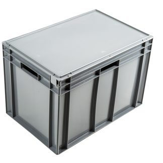 Scatola di stoccaggio Schoeller Allibert, 75L, col. Grigio, 423mm x 400mm x 600mm