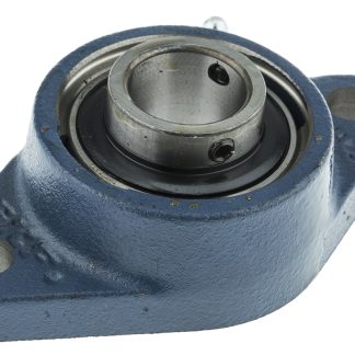 Cuscinetto flangiato SKF, 2 fori di montaggio da 11,5mm, Ø int 25mm, dimensioni 124mm x 70mm x 38.8mm, in Ghisa