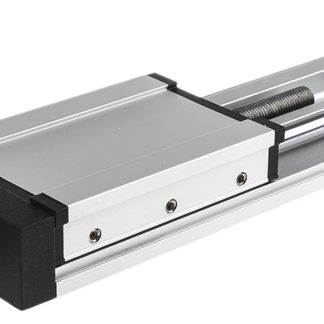 Tavola di posizionamento Rose+Krieger, lunga 192.5mm, corsa da 75mm, carrello da 50mm x 75mm, carico statico 125N