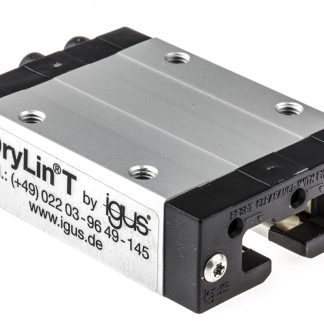 Carrello a guide lineari Igus, serie T, carrello da 74mm x 47mm, per guida larga 22mm