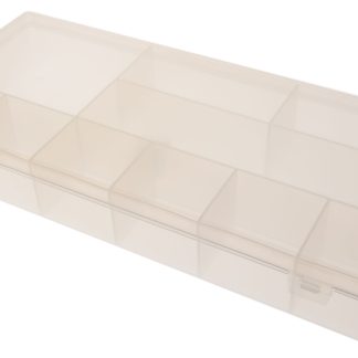 Contenitore modulare RS PRO in PP, 10 scomparti, 50mm x 338mm x 153mm, Coperchio trasparente